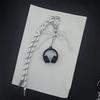 Keychain Mini Bow Beads Pendant Key Ring Resin Keyring Bar Table Decoration Jewelry Gifts Lanyard Hanging Charm