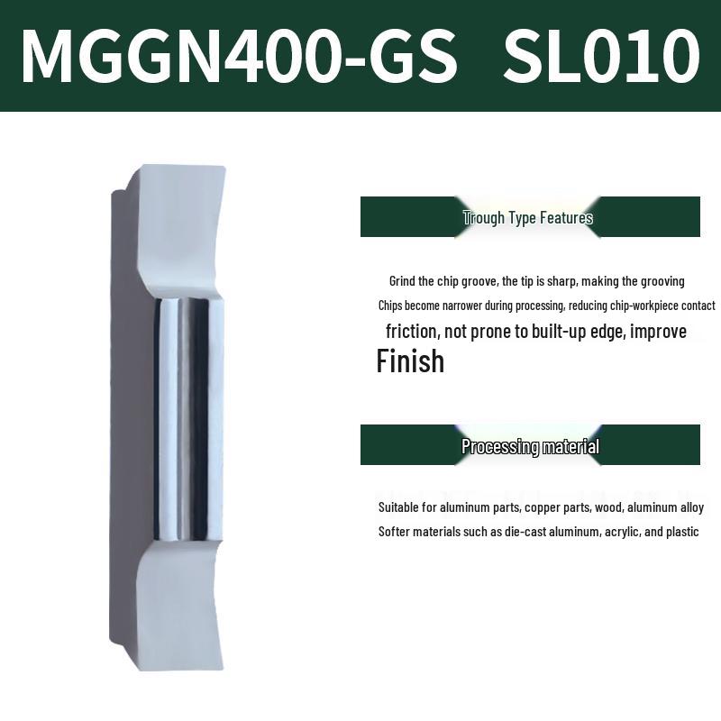 CNC Grooving Blade MGMN300/400-M for Stainless Steel, Ceramic, Aluminum Lathe Parting Tool Inserts