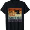 Trummis Pappa Som En Vanlig Pappa Men Coolare Rolig Trumma T-shirt