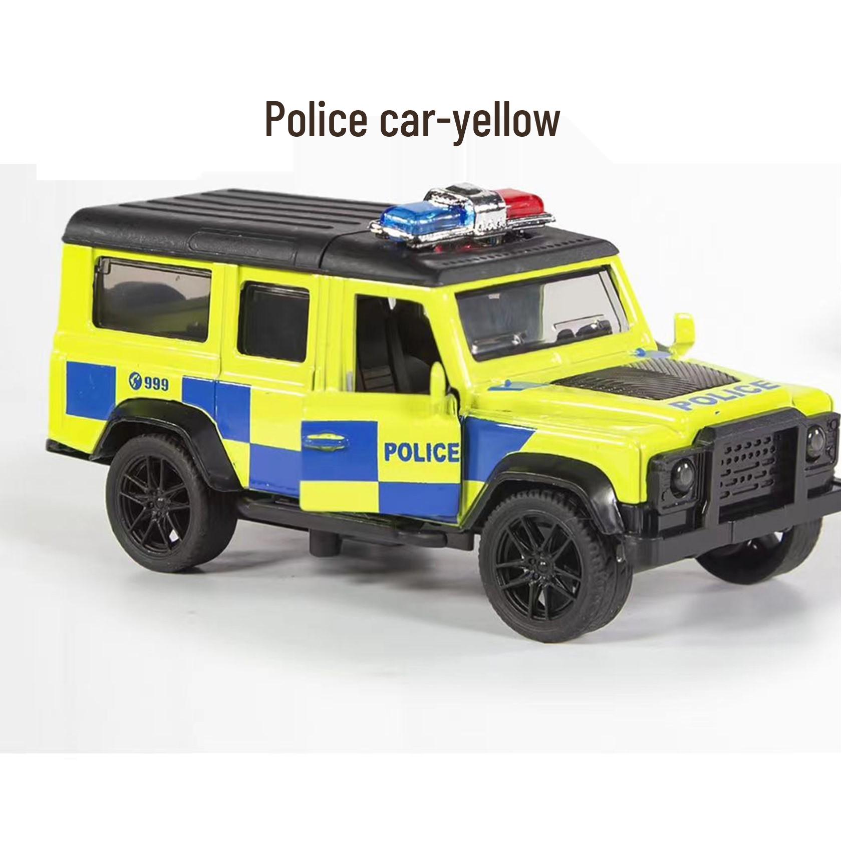 

1:43 Модель игрушки из сплава полицейской машины и скорой помощи с цветной коробкой