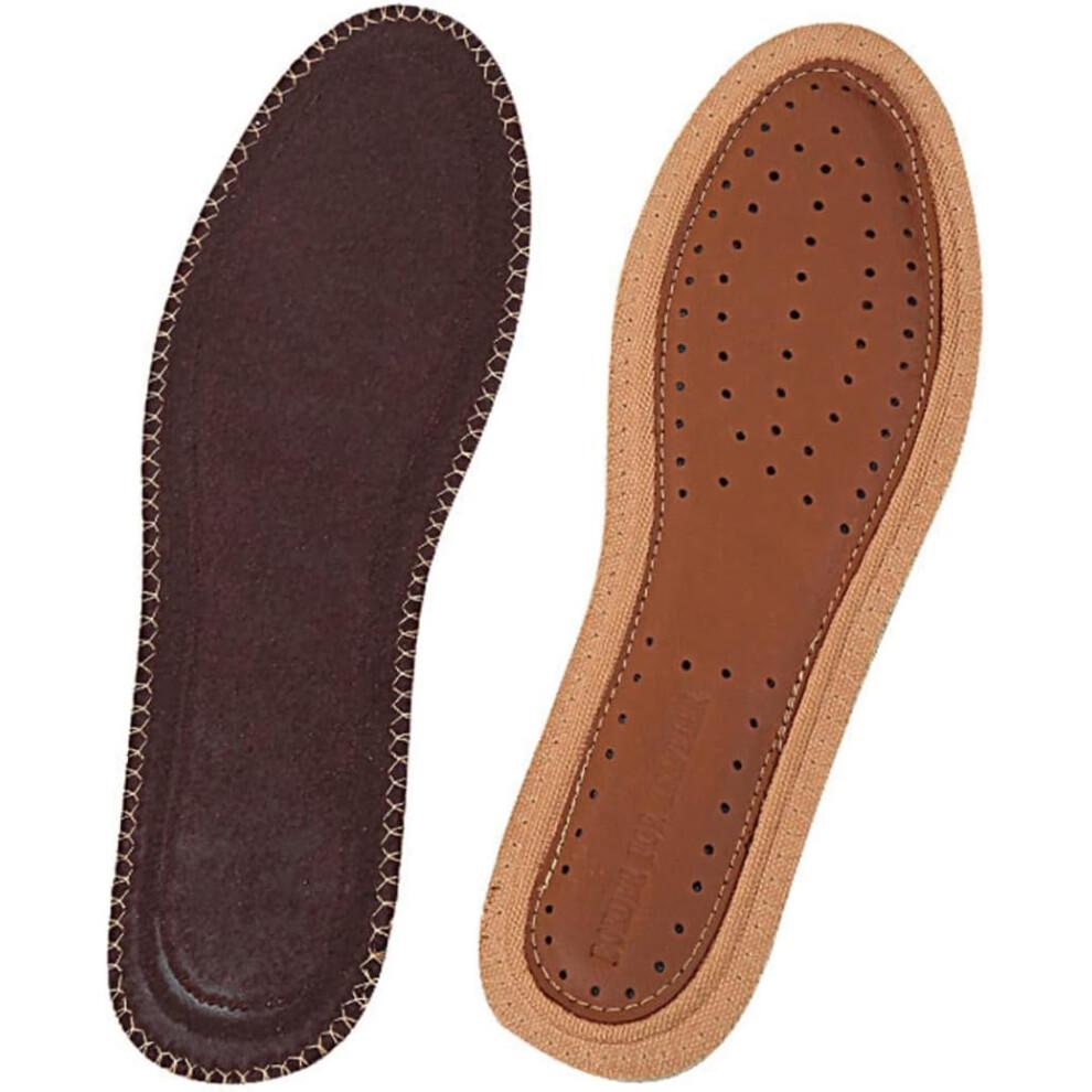 2pairs Bamboo Charcoal Insoles Leather for Shoes Sweat Absorption Damping Shoe Pads Comfort Insoles
