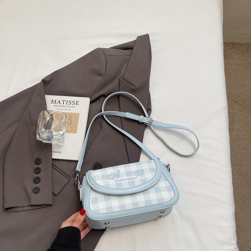 2025 Summer New Small Square Bag Fashion Trend Simple High Value Casual Shoulder Armpit Bag Fashionable Handbag