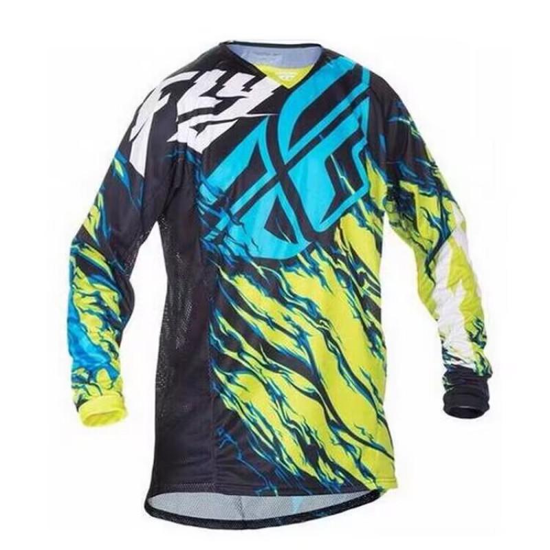 Mens Long Sleeve Mountain Bike Cycling Jersey Quick Dry Breathable Trail Downhill MTB Shirt