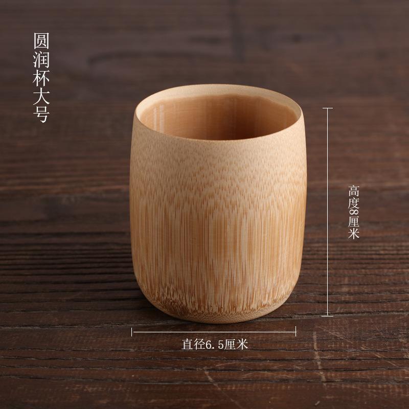 Chinesische Retro-Bambus Natürlicher Bambus Trinkbecher Bier Saft Becher Holz Teetasse Karbonisierung Sake Becher Bambus Kunsthandwerk