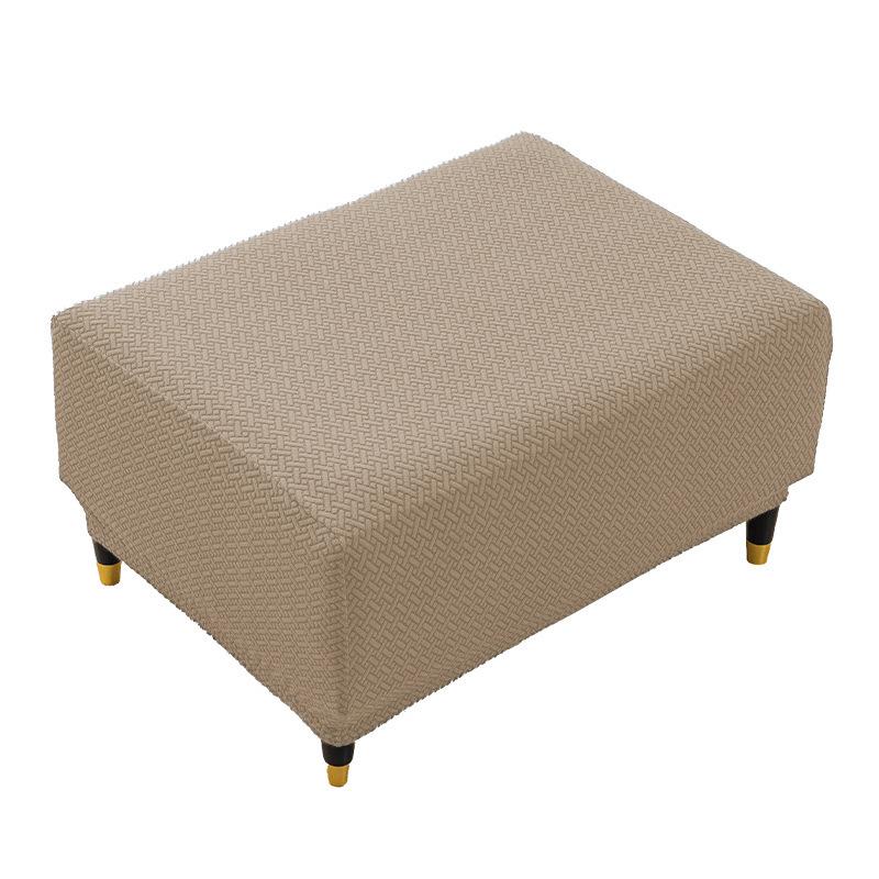 

Fully-inclusive Foot Cover Home Use Sofa Foot Cover Elastic Protective Cover Shoes Change Square Foot Cover 4 Seasons Universal Low Stool Protector S 85*40*40CM