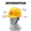 Adjustable Fan Safety Helmet With Cooling Fan Fan Helmet Anti-mite   Workplace