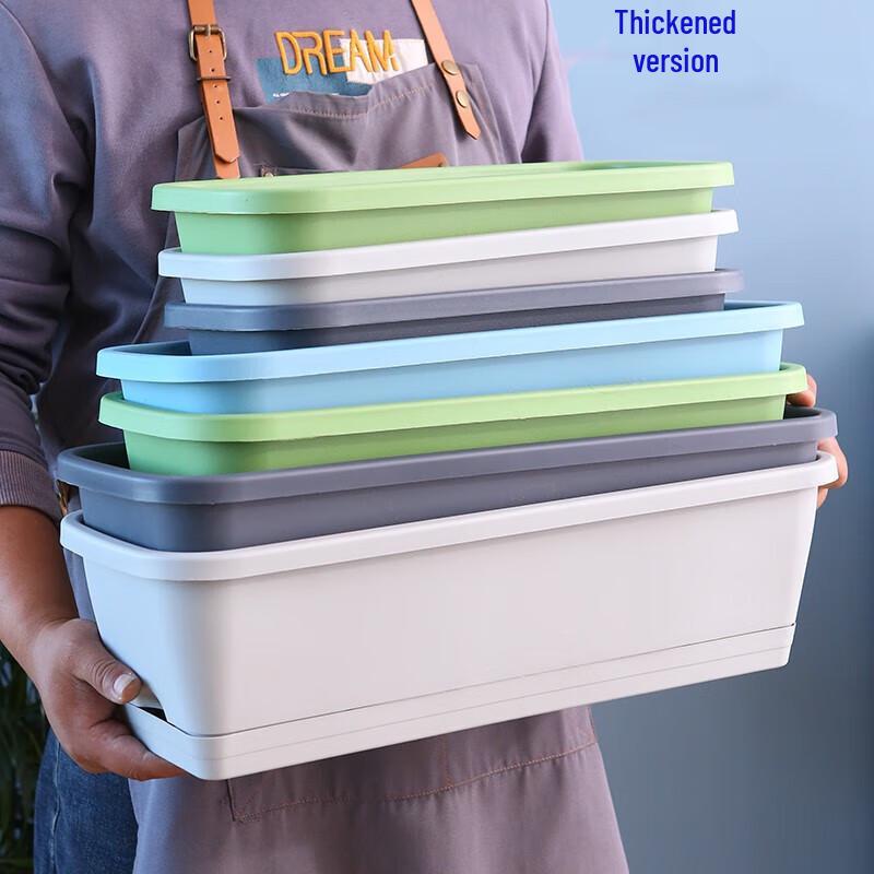 Extra Large Plastic Vegetable Planter Pots, 30-Pack with Shovel