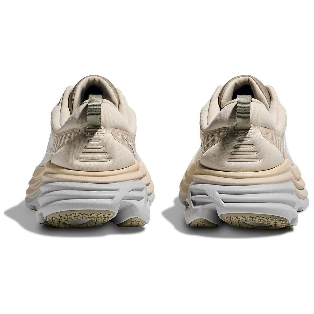 Hoka One One Bondi 8 Comfortable Fashionable Versatile Non-Slip Durable Low-Top Running Shoes Men Sneakers White Blue 1127953-OKB