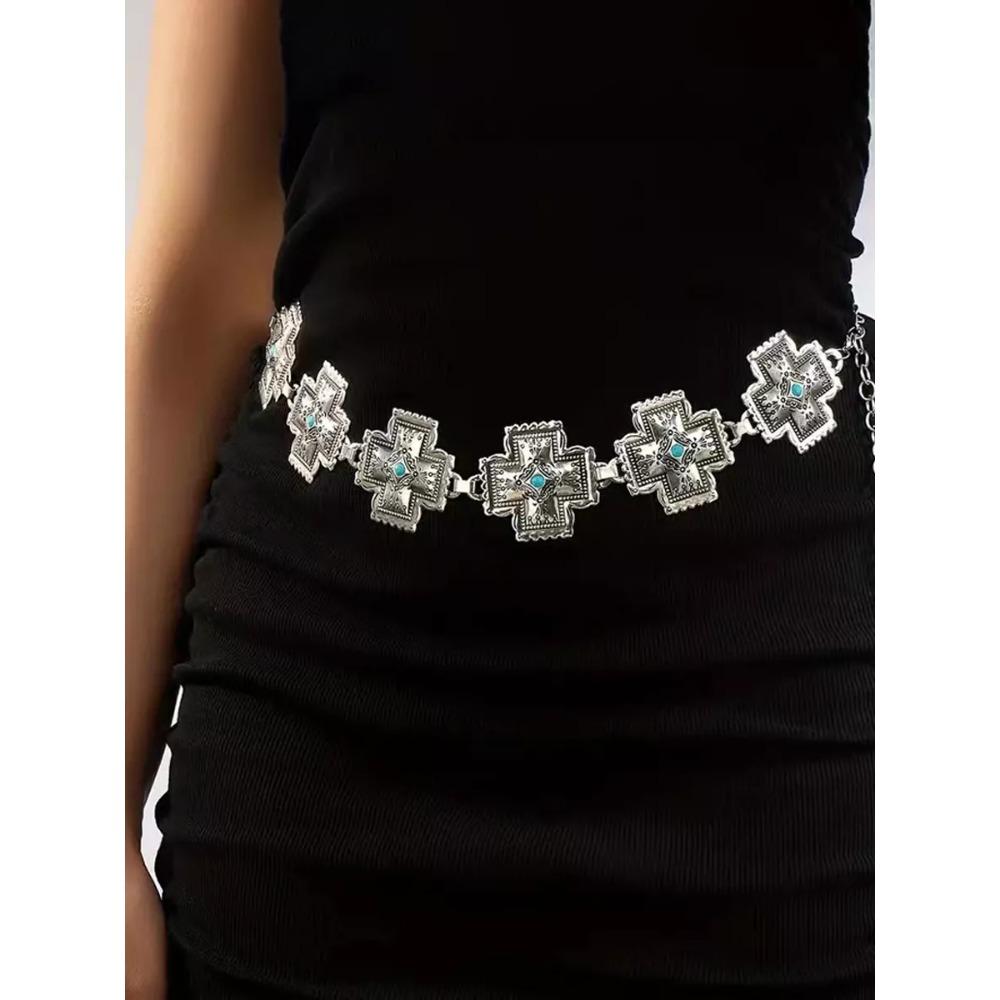 2025 Elegantní dámský pásek Bohemia Wide Waist Design pro šaty a košili Dámský pásek Four Seasons Vysoce kvalitní pásek s volnými knoflíky