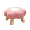 Household Low Stool Soft Sofa Stool Cute Footstool  Living Room