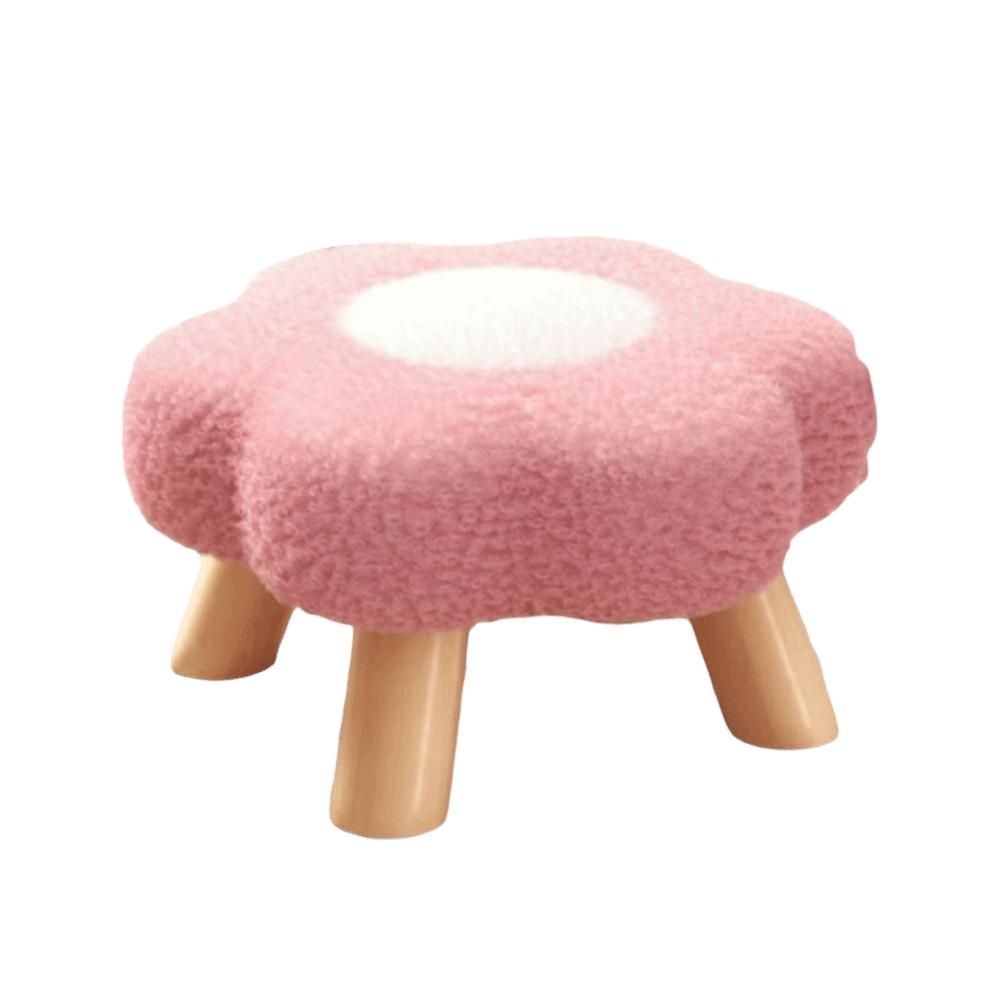 Household Low Stool Soft Sofa Stool Cute Footstool  Living Room