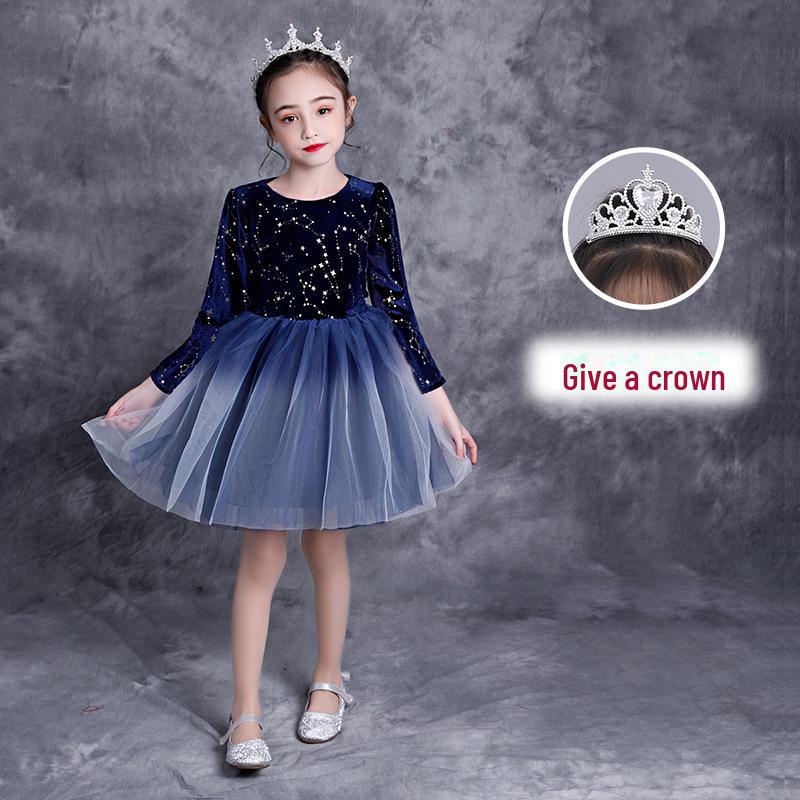 Children's Choir and Stage Performance Costumes - Primary & Secondary School Recital Outfits, Host Attire, Princess Skirts.