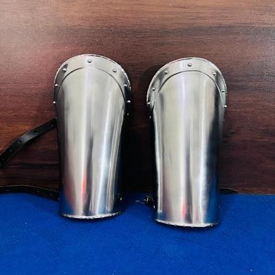 Medieval Ancient Leg Greaves Armor Knight Lower Steel Leg Guard Functioning Historical Costume Cosplay SCA LARP Gift
