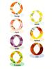 1/3/5/7PC Oval Fruit Drink Flavor Pod Creative 0 Sugar 0 Calorie Flavor Ring For Plastic Water Bottles Sports Water Cups Tool
