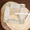 Square Glass Ashtray 10.5x10.5x3.5 Cm