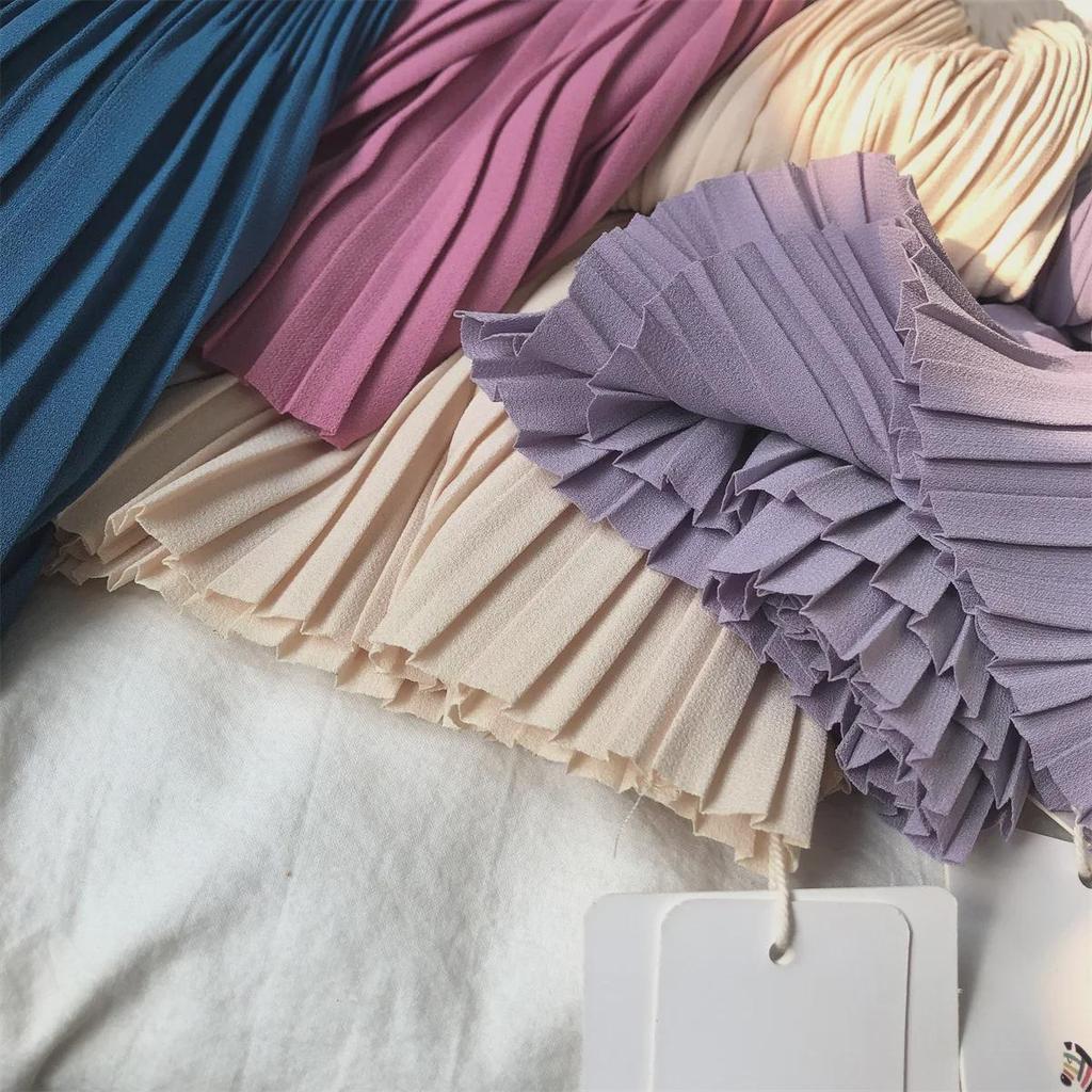 Super Slimming Pleated Midi Skirt - New Heavyweight Design for Summer