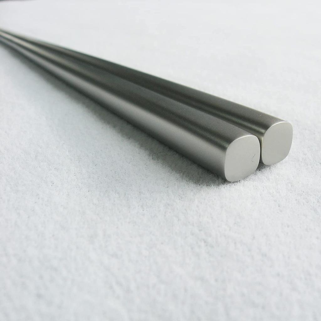 Nagao Stainless with Chopstick Case Tsubame-Sanjo Chopsticks, 18-8 Steel, Matte, 22cm,