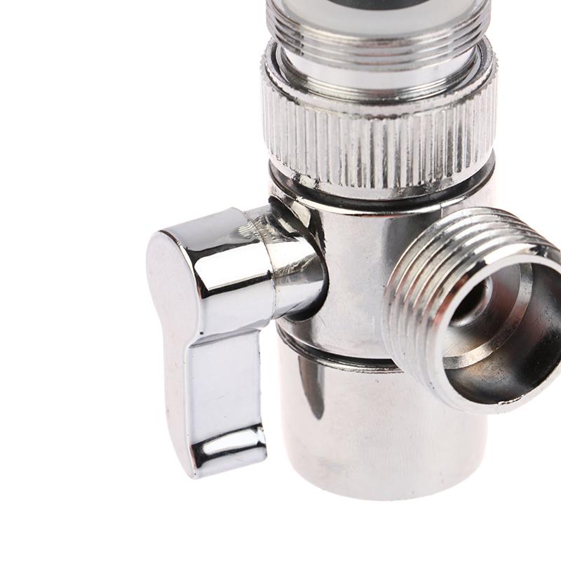 Alloy Faucet Fittings Diverter Pipe Single-Cut Valve Switching Adapter Tube Connector Water Purifier Water Filter Accessories