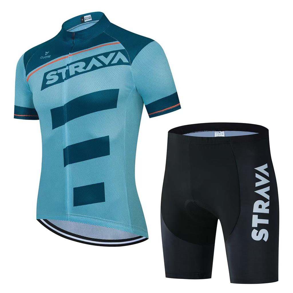 Outdoor Cycling Clothing Men's and Women's Short-sleeved Road Mountain Bike Riding Breathable Equipment 2026 Summer Breathable Cycling Clothing Set