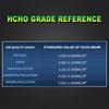 10 In 1 HCHO Meter, Portable Temperature and Humidity Meter with Color Screen for Home, Office, Vehicle, Detect PM0.3