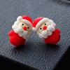Deer Snowman Bear For Girls Christmas Ear Jewelry Korean Earrings Women Stud Earrings Santa Claus