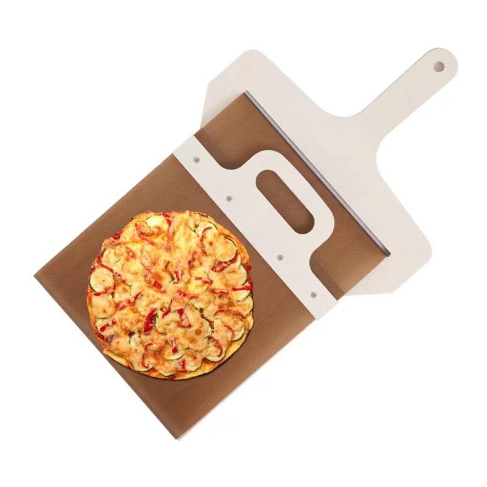 Non-Stick Sliding Pizza Peel Wooden Pizza Spatula Sliding Pizza Transfer Shovel  Oven Use