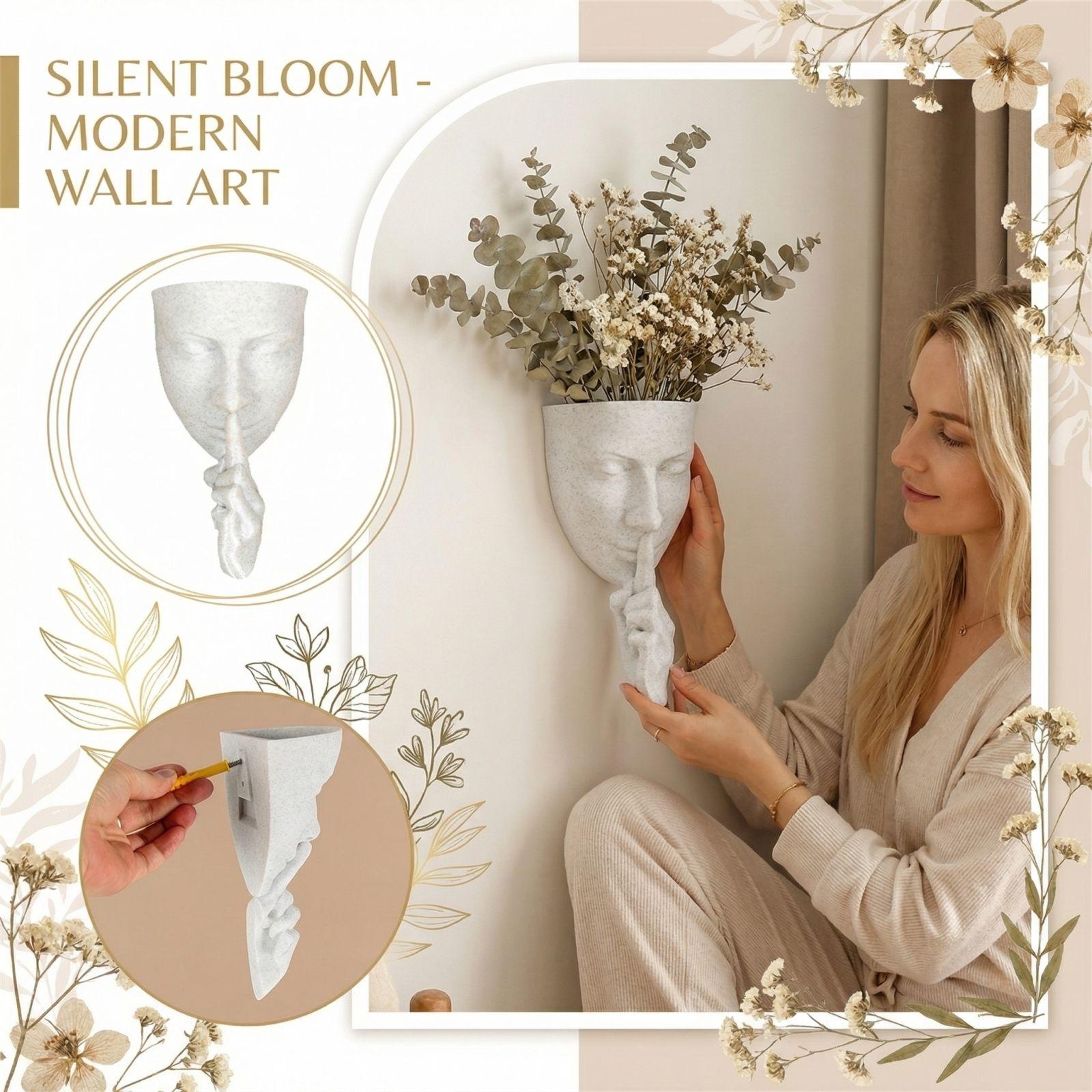 

Hush, Quiet Wall-mounted Flower Pot, Living Room Floral Decoration one size