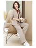 Hengyuanxiang Women's Two-Piece Spring & Autumn Fashion Set 2025 - Stylish Top for Middle-Aged and Elderly