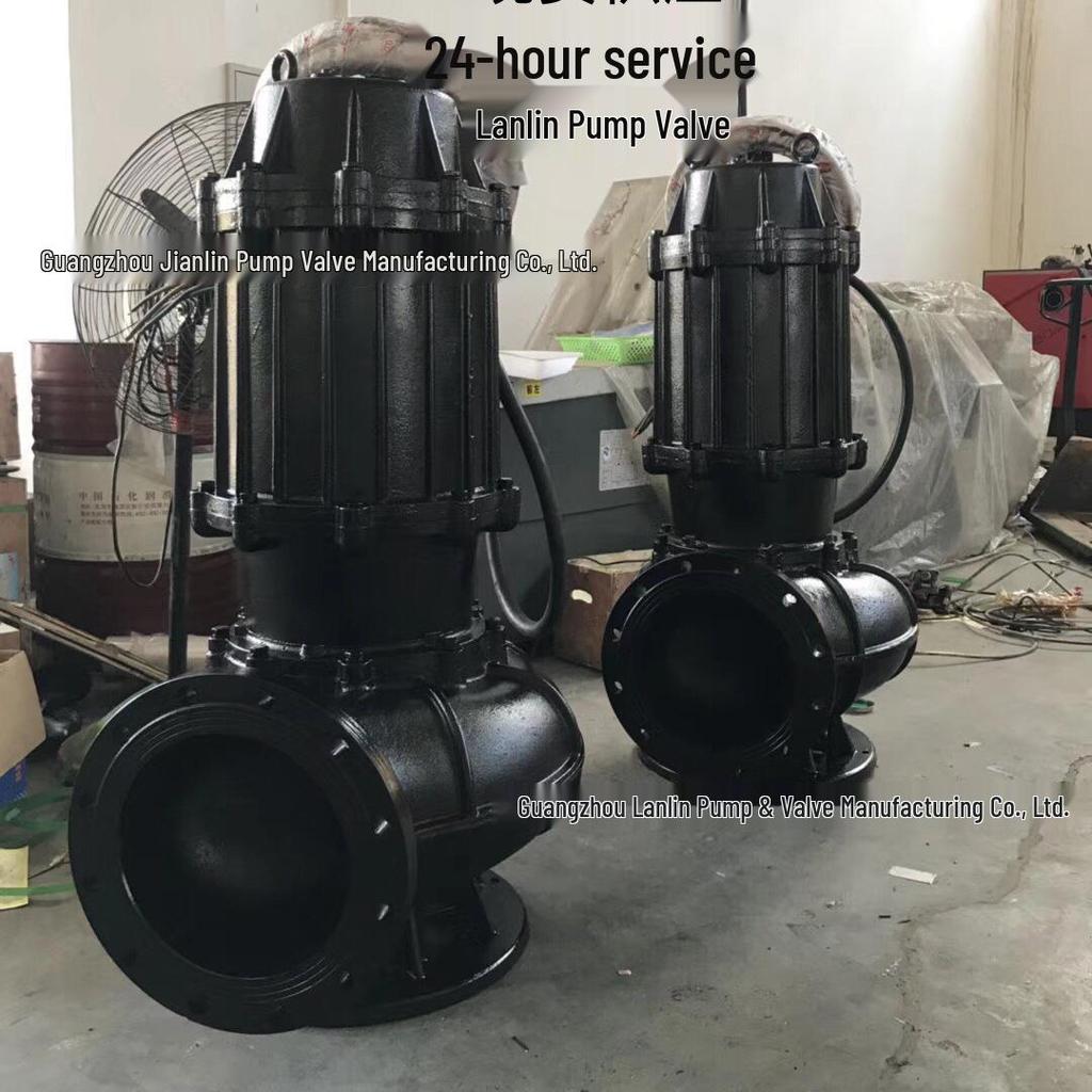 300WQ800-8 High Flow Non-Clogging 12-Inch Submersible Sewage Pump for Wastewater