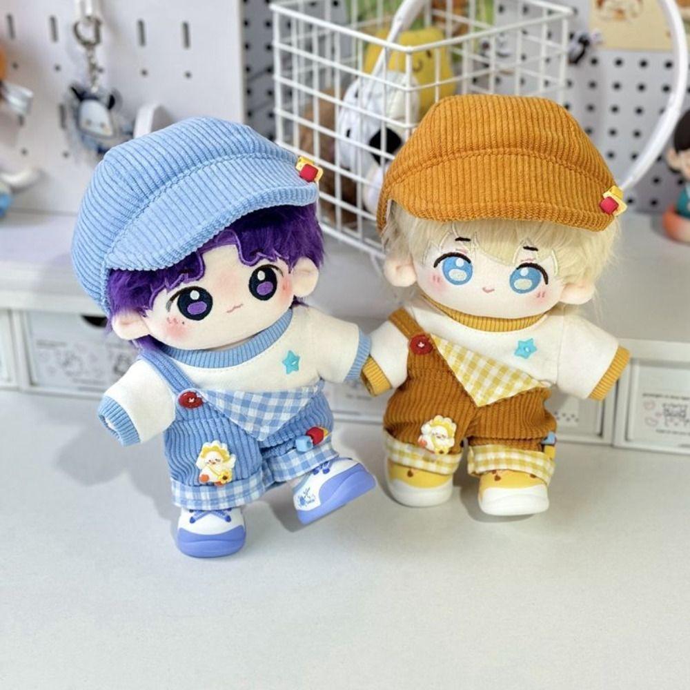 Multicolor Cotton Doll Clothes Dress Up No Attribute Doll Clothes  20cm Cotton Doll