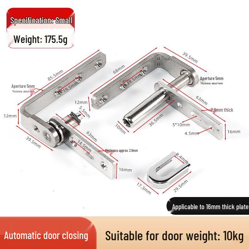 Dual-Action Spring-Loaded Bar Counter Hinge for Denim Doors