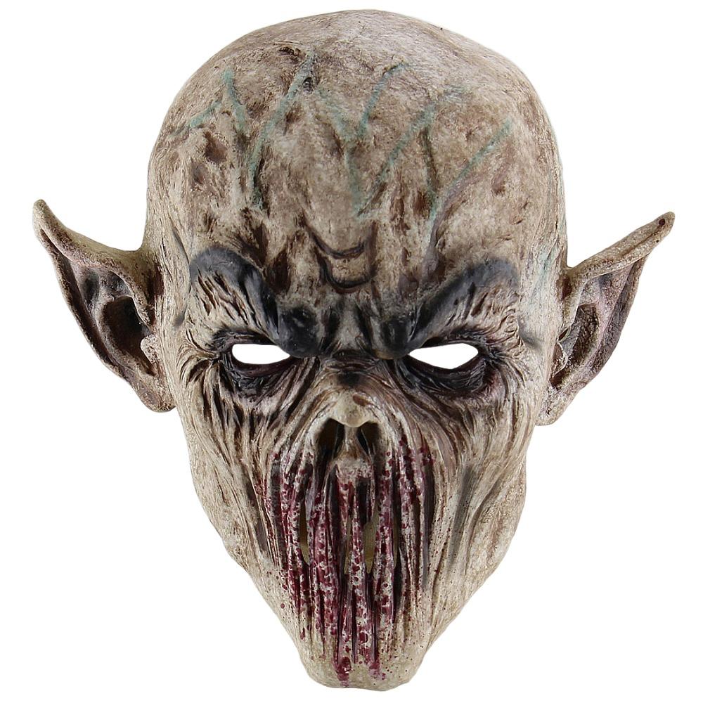 Halloween Bloody Scary Horror Mask Adult Zombie Mask Latex Costume Party Full Head Cosplay Mask Masquerade Props