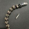 Punk Skull Paracord Bracelet for Men Vintage Style Handmade Adjustable Wristband for Men