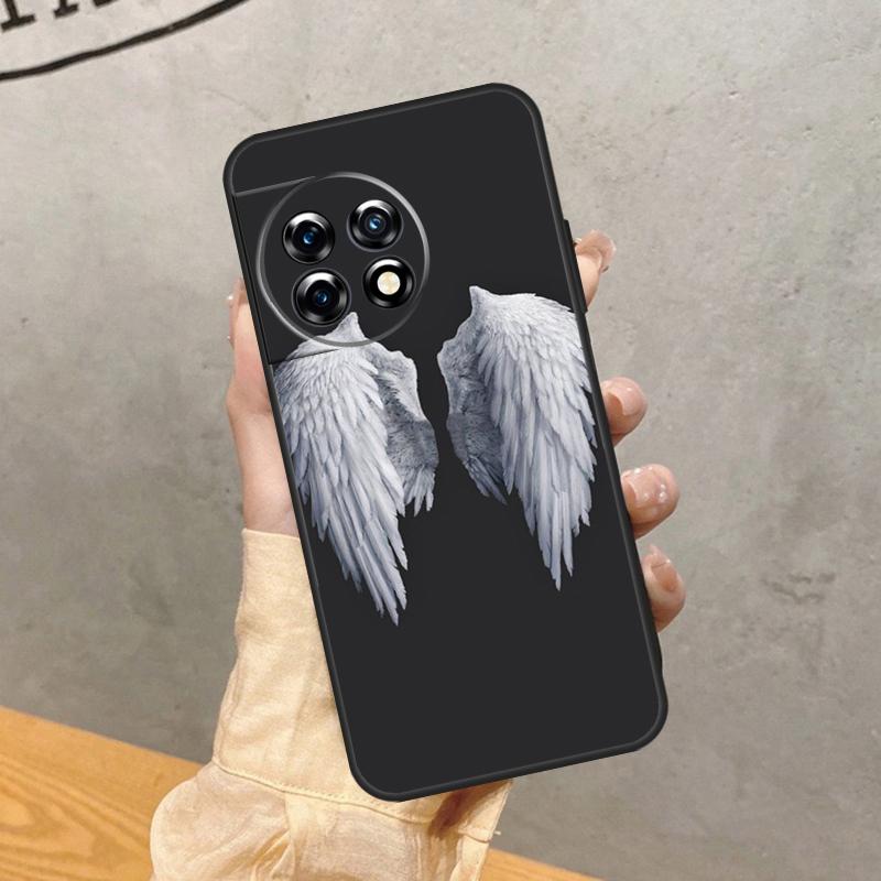Wings Angel Devil Case For OnePlus 8 9 10 Pro 15 15R 13 R 12 11 13T 10T 8T Nord CE 5 2 3 4 Lite N20 N30 Cover