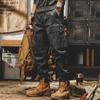 Techwear Cargo Pants Men Black Cargo Trousers Male Vintage Japanese Streetwear Hip Hop Pockets Casual Safari Style Loose