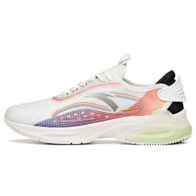 

New Anta Cushioned Slip Resistant Abrasion Resistant Breathable Low Top Running Shoes Men s White Orange 112125518-2 39