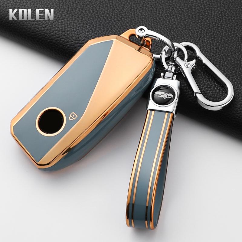 Luxury Car Remote Key Case Cover For Bmw 1 5 7 Series X1 X3 X5 X6 X7 Xm Ix U06 G09 G70 G80 G81 I5 Ix3 Ix1 Protected Keychain Fob
