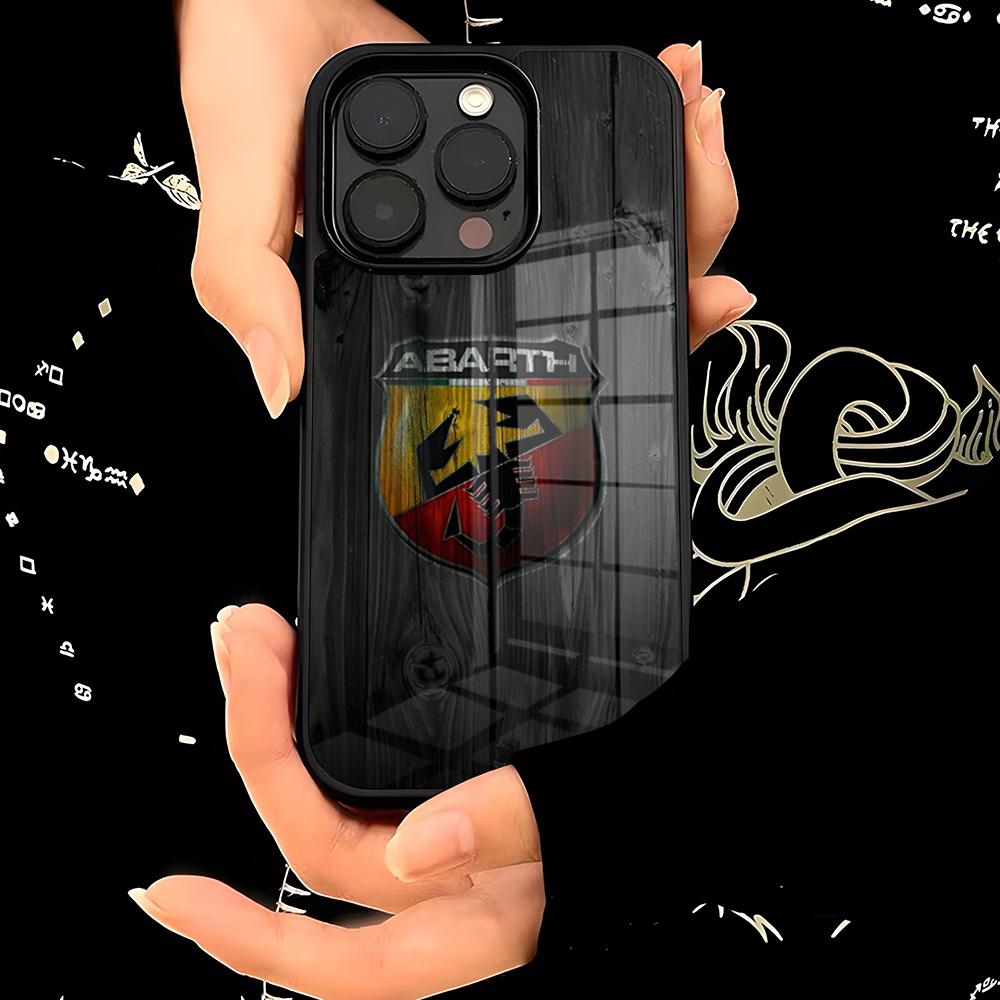 ABARTHess Phone Case PC+TPU For IPhone 15 16 17ProMax 13 16 11 12 14 Pro Xs Max Mini Xr X Plus Cover