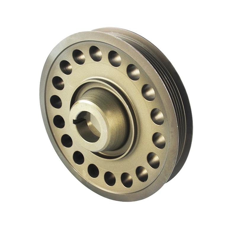 Aluminum Light Weight Crank Crankshaft Pulley Fit For 1993-2001 Honda Prelude H22 VTEC