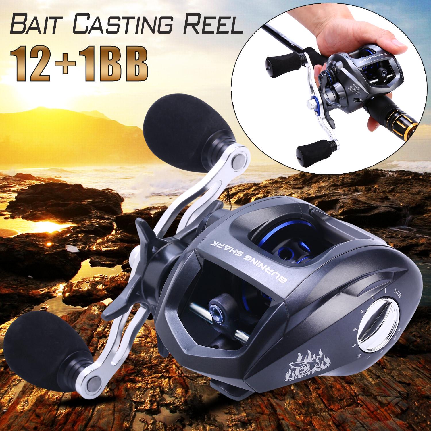 

Катушка All Carbon Baitcaster 12 + 1 BB 6.3:1 Right Hand