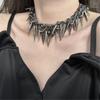 Regalo Personalizzato Alluminio Rivetti Frange Collana Catena Regolabile Gioielli Leggeri Per Donne Moda