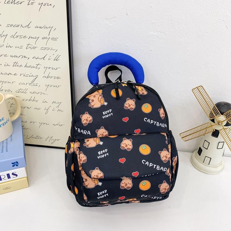 School Bag Loves Printing 3-6 Years Old, Small and Medium Class Backpack, Light and Versatile, Foreign Style Batch