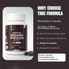 Heroot Spirulina 1000mg Veg Capsules | 100% Pure Algae Powder | 60 Capsules