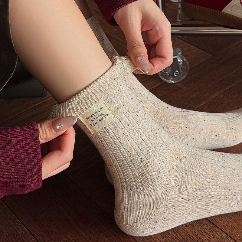 Women's Spring and Autumn Gauze Marked Antiodor Breathable Cotton Socks