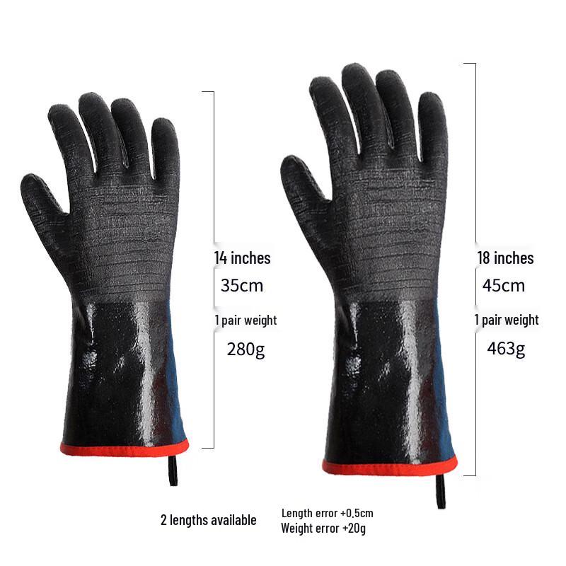 Heavy-Duty Heat-Resistant Neoprene Gloves
