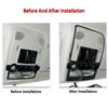2Pcs Carbon Fiber Car Reading Light Stickers Trim Cover For BMW X5 X6 2008-2013 Car Accessories Interior