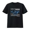 Nurse T Shirt for Women Funny GifT Vintage Washed Versatile Breathable Unisex Comfortable Fashion Homme Slightly Stretched