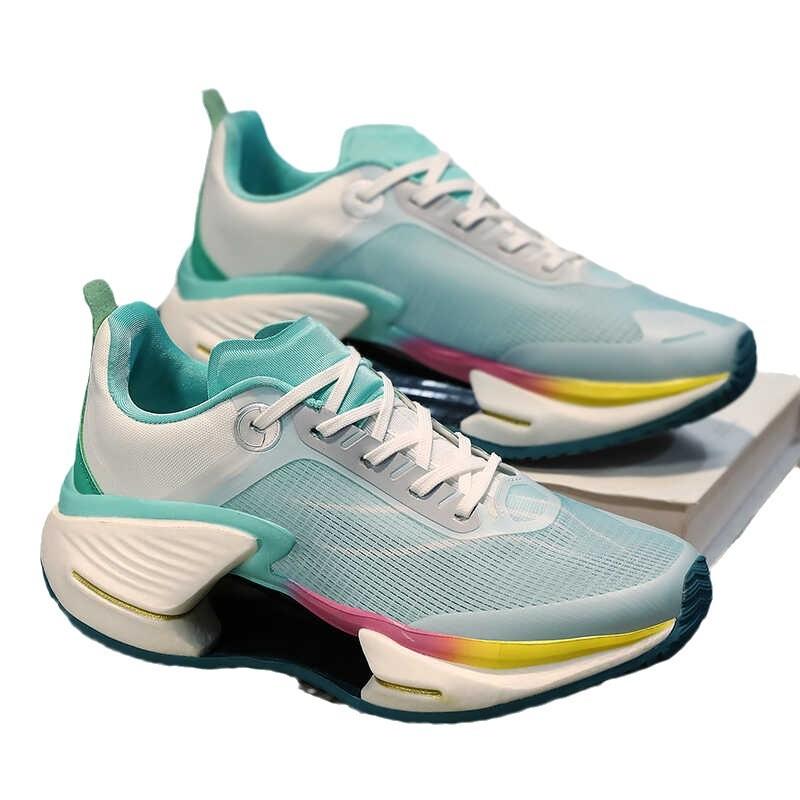 Size Jueying 3 Running Shoes Men's Shock Absorption Children's Students Carbon Board Mesh Sneakers Women's