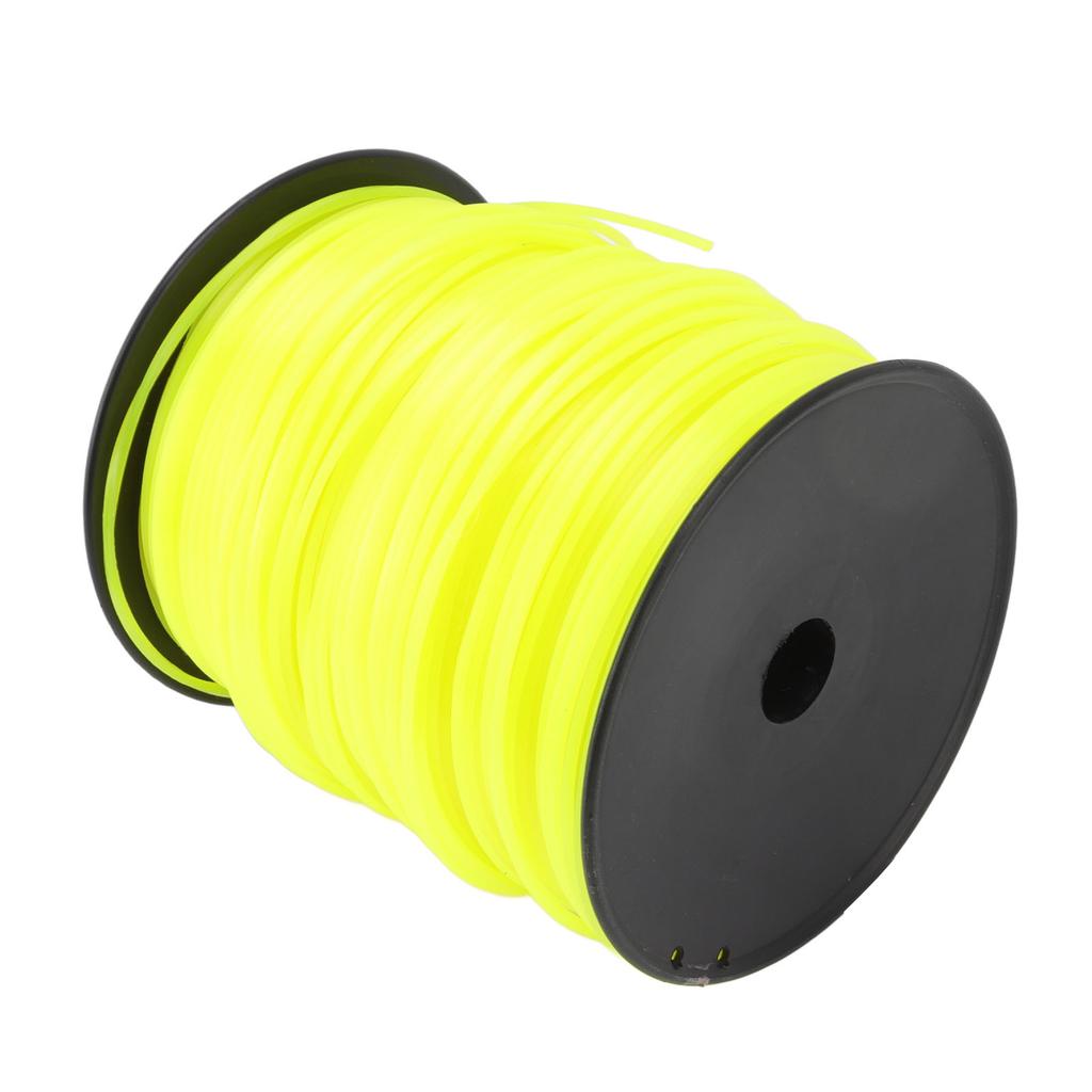 3mm String Trimmer Line Quadrate Trimmer Line Lawn Mower String Cord for Husqvarna Yellow