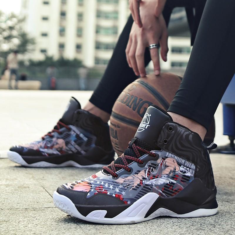 

Новая мужская спортивная обувь, модная сетчатая дышащая спортивная повседневная баскетбольная обувь 45 чёрный